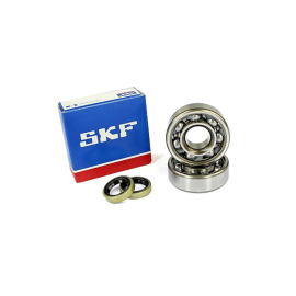 Kit Roulements + Joints Spi Vilebrequin MBK 51 - SKF 6302QR C3 cage acier
