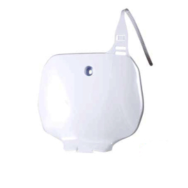 Tête de Fourche /  Plaque Frontale Numéro - Type YZ Blanc