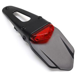 Support de plaque / bavette avec feu arrière à leds Rouge - Replay Premium