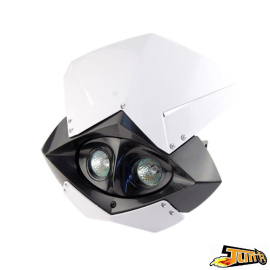 Tête de Fourche / Plaque phare - EVO 2x20w Blanc