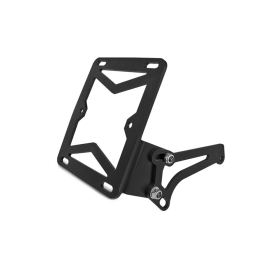 Support plaque immatriculation Peugeot Ludix Piaggio Typhoon - TNT Latéral Noir Mat