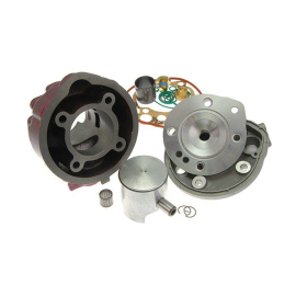 Kit cylindre 75cc fonte Top Performances rose Minarelli AM6 à Plot 49.5mm