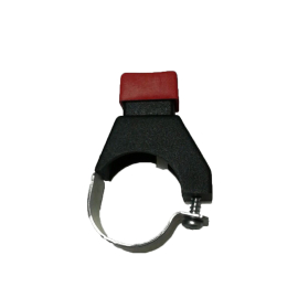 Bouton Avertisseur Klaxon à Collier - Noir / Bouton Rouge