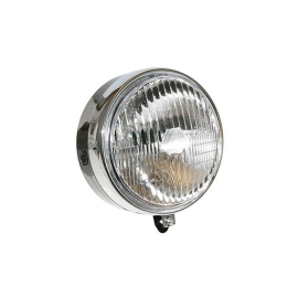 Phare Cyclo Rond P26S - 148mm CHROME avec interrupteur