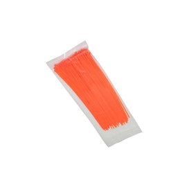 Collier de Serrage Type RILSAN - 2.5 x 200mm ORANGE FLUO