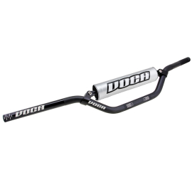 Guidon Cross 22mm - VOCA Cross Alu Noir / Mousse Silver