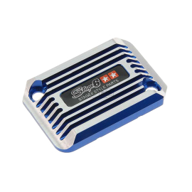 Couvercle de maître cylindre MBK Nitro Yamaha Aerox - Stage6 SSP type II bleu anodisé