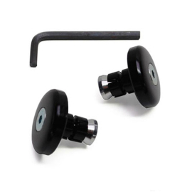 Embout de Guidon - Plat 14mm Noir