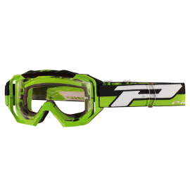 Masque / Lunettes Cross - PROGRIP 3200LS Venom Vert "Light Sensitive Lens"