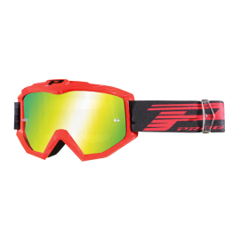 Masque / Lunettes Cross - PROGRIP 3201FL Atzaki Rouge / Noir écran Miroir
