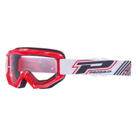Masque / Lunettes Cross - PROGRIP 3201FR Atzaki Rouge