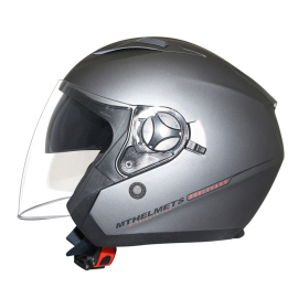 Casque Jet - MT Boulevard SV Double Ecran Gris titanium