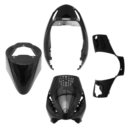 Kit Carénages / Carrosserie Piaggio Zip - Noir Brillant 4 pièces