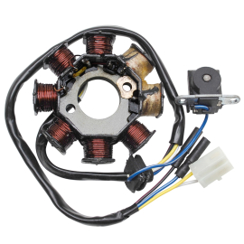 Stator Allumage Peugeot Kymco SYM 139QM GY6 4T - 8 pôles 4 fils