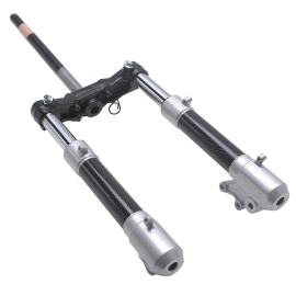 Fourche look carbone MBK Nitro Yamaha Aerox avant 2002