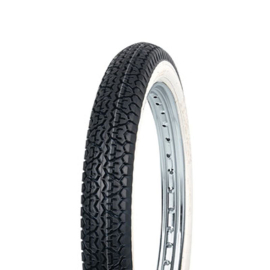 Pneu 17 pouces 2 3/4x17 - Mitas B7 TL / TT REINF Flancs Blancs