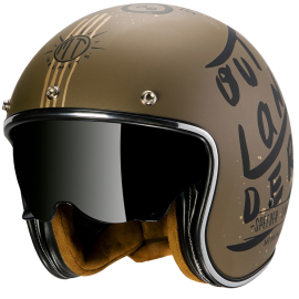 Casque Jet - MT Le Mans 2 SV Outlander Marron Mat