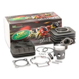 Kit Cylindre 70cc Piaggio Typhoon Zip AC - Top Perf Black Trophy Fonte 48mm