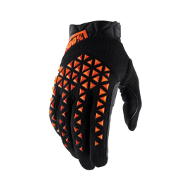 Gants Cross - 100% Airmatic Printemps / été - Noir / Orange