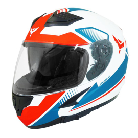 Casque Intégral - ADX XR3 Feeling Blanc / Rouge / Bleu