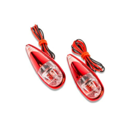 Goutte d'eau FENDER Transparent / Rouge