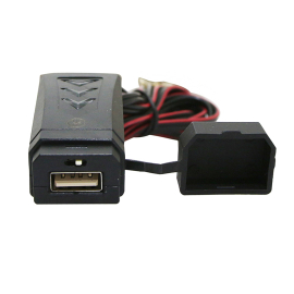Chargeur USB sur guidon / carrosserie - 12V 2A avec interrupteur