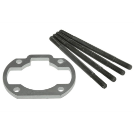 Cale de réhausse 5mm avec goujons M7x115mm MBK Nitro Ovetto YAMAHA Aerox Neo's - Stage6