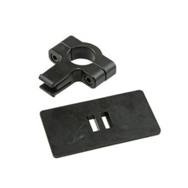 Support mini thermomètre EGT / Power Test sur guidon - Koso plastique noir 