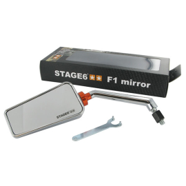 Rétroviseur Gauche 8mm - Stage6 F1 SSP Chromé