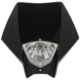 Tête de Fourche / Plaque Phare - Master 35/35w Noir