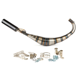 Pot Passage Bas AM6 Derbi Senda 50 / 88cc - Streetrace CNC Noir Stage6