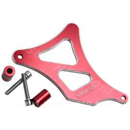 Cache Pignon aluminium AM6 - Carenzi Rouge