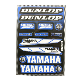 Kit Déco Autocollant / Sticker - Yamaha / Dunlop 330 x 220 mm