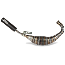 Pot Passage Bas Derbi E3 E4 90 / 100cc - CNC Noir Stage6 R/T