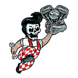 Autocollant / Sticker - LETHAL THREAT Mini Big Bore 6 x 8cm