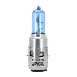 Ampoule Halogène 12V 35/35W BA20D - Performance H6 Bleu FLOSSER