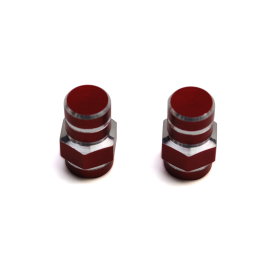 Bouchon de Valve 6 pans - Rouge