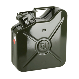 Jerrycan / Bidon Essence 5L Métal Vert Armée Type US - Pressol