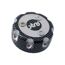 Bouchon Réservoir Essence Derbi Senda - Alu Look Carbone STR8