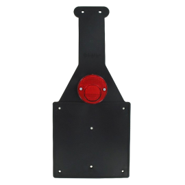 Support de plaque / bavette avec feu arrière Rouge - RSM Type Enduro