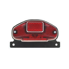 Feu arrière / support de plaque - RSM Noir / Rouge
