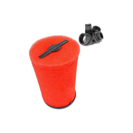 Filtre à air CP / PWK - Marchald Power Filter 46mm à 62mm droit / coudé 25 degrés L 170mm Rouge