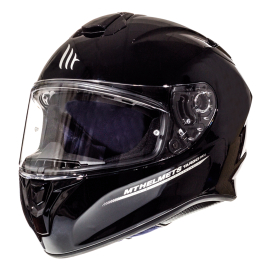 Casque Intégral - MT Targo Solid Noir Brillant