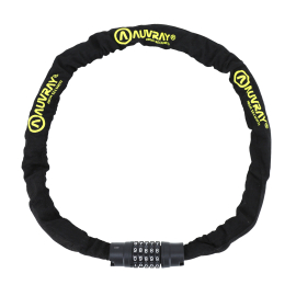 Antivol Chaîne à serrure à combinaison intégrée - AUVRAY 1.20m