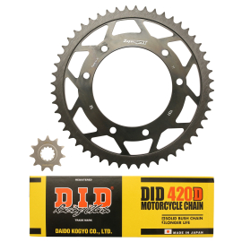 Kit chaîne Peugeot XP6 Enduro à partir de 2004 - 11 x 52 420 / 105mm 6T DID