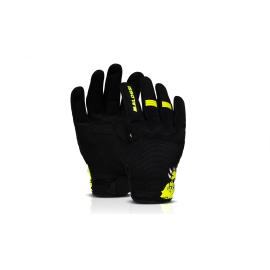 Gants Moto - Malossi M-Gloves Printemps / été - Noir / Jaune