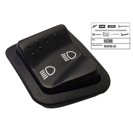 Bouton / commutateur droit code / phare Piaggio NRG Typhoon Zip Aprilia SR Gilera Runner Stalker - Origine Piaggio