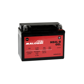 Batterie 12V 4 Ah au Gel MB4L-B - Malossi Prêt à l'emploi / Sans entretien +D