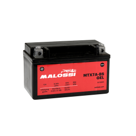 Batterie 12V 6 Ah au Gel MTX7A-BS - Malossi Prêt à l'emploi / Sans entretien +G