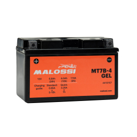 Batterie 12V 6.5 Ah au Gel MT7B-4 - Malossi Prêt à l'emploi / Sans entretien +G